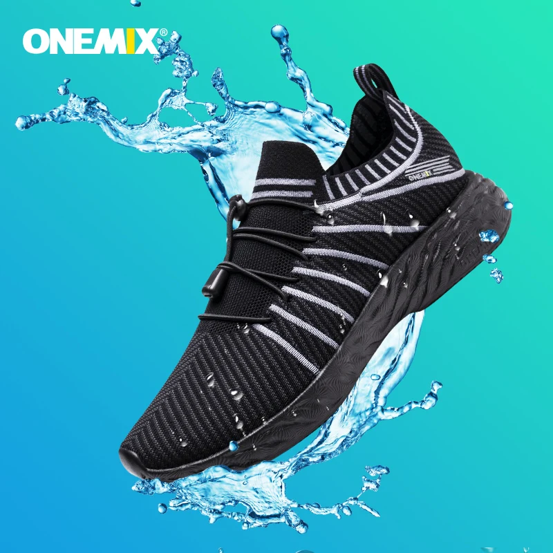 Кроссовки ONEMIX Мужские дышащие водонепроницаемые Нескользящие для тренировок