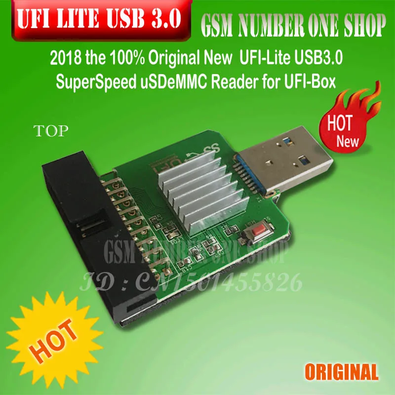 gsmjustoncct ORIGINAL NEW eMMC Reader adapter / UFI Lite USB 3.0 SuperSpeed for Box |