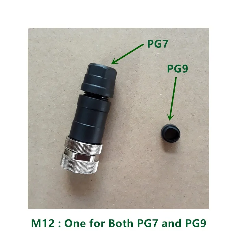 

M12 , 3Pin, 4Pin,5Pin, A-Code , Female