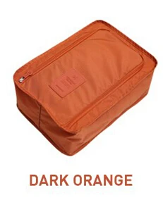 orange Модная дорожная Портативная сумка для хранения, сумка для обуви, Сумка водонепроницаемая сумка, 6 цветов, для дома, для хранения, WF905325 - Цвет: orange