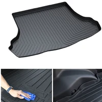 for kia k3 2011 2017 black waterproof car interior tailgate storage tray pad mat rear trunk cargo liner floor cover