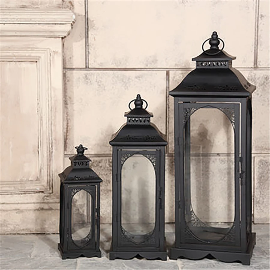 Европейские креативные подсвечники винтажные фонарики свадебные украшения