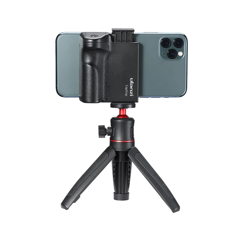 

Ulanzi CapGrip Wireless Bluetooth Smartphone Selfie Booster Handle Grip luetooth Remote Control Phone Shutter for iPhone Android