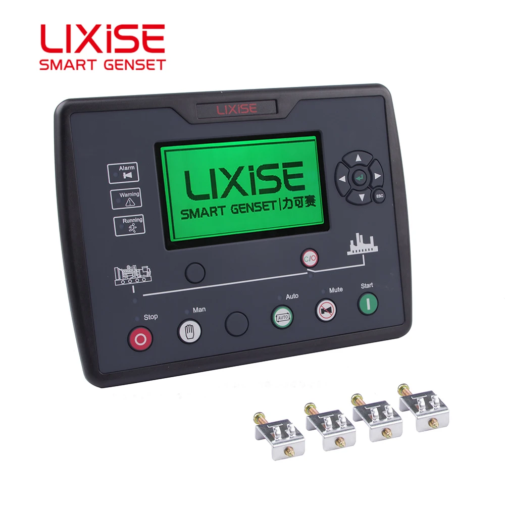 LIXiSE LXC6110N AMF diesel generator set controller LCD auto start controller genset parts electronic cuircuit board panel images - 6