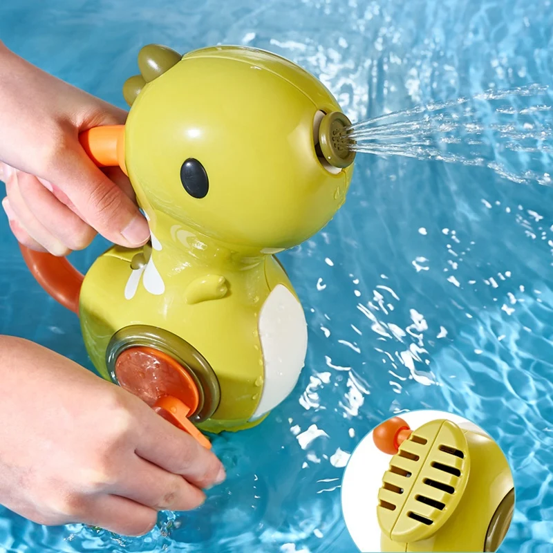 

Bath Toys Bathtub Dinosaur Toy with Switchable Water Outlet Modes Spray Sprinkler Pool Bathtime Games Birthday Gifts