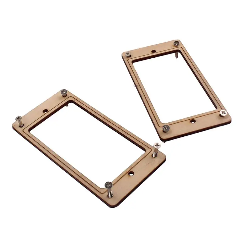 

Wood Humbucker Pickup Mounting Ring Frame with Screws for LP Guitar Musical Instrument
