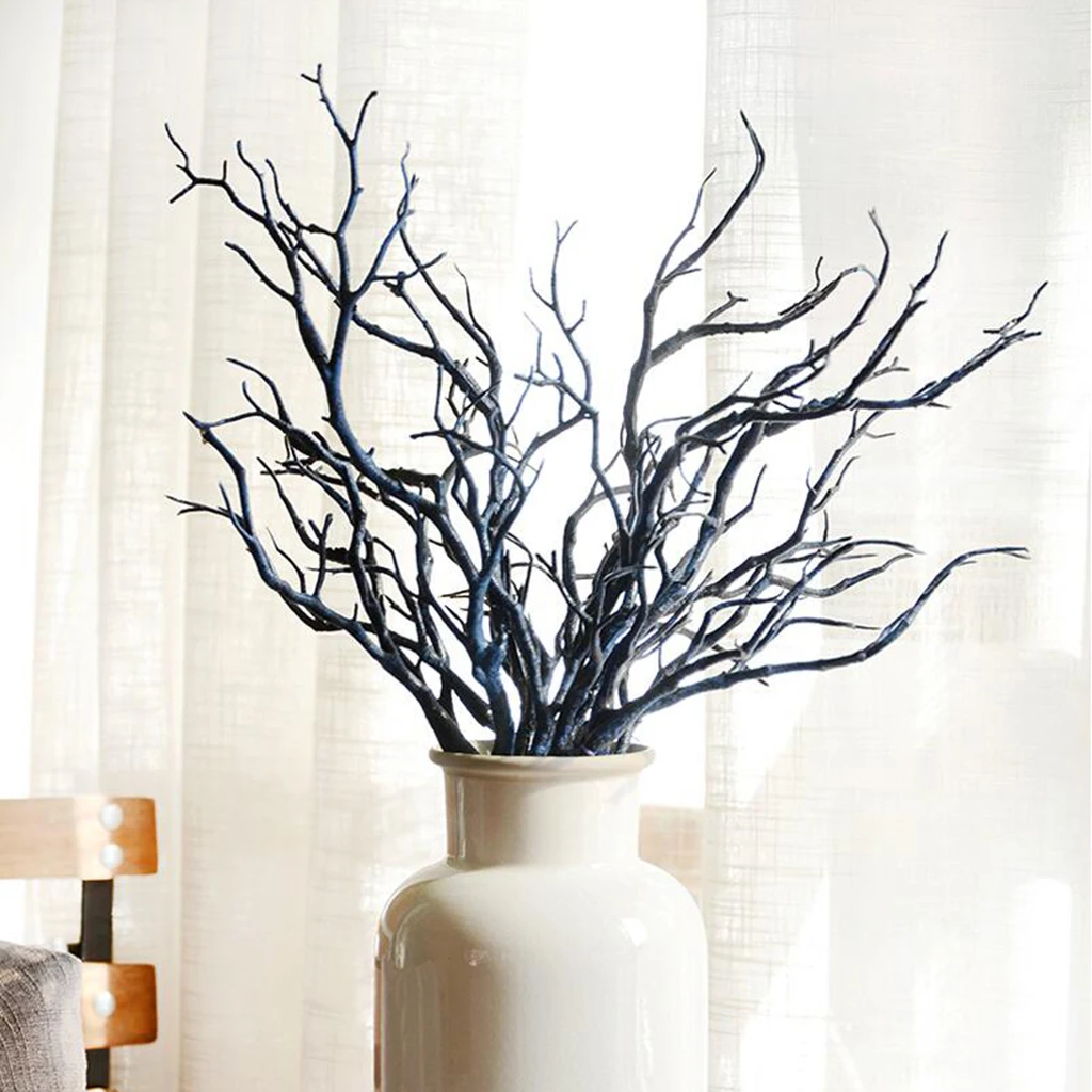 

1 Bunch Simulation Plastic Dried Tree Branches Artificial Fake Foliage Plant