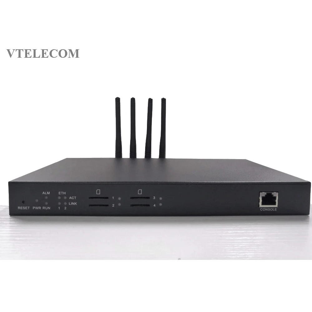 New Arrival 4ch/SIMs 3G WCDMA Wireless VOIP Gatweay / GoIP Gateway for IP PBX or Call Center Application