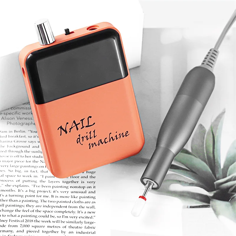 Электрическая мини машинка для маникюра с регулировкой скорости и