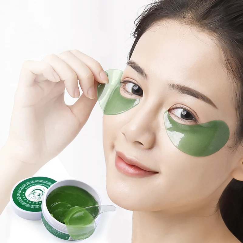 Коллагеновая Маска натуральные увлажняющие накладки для глаз удаляет темные