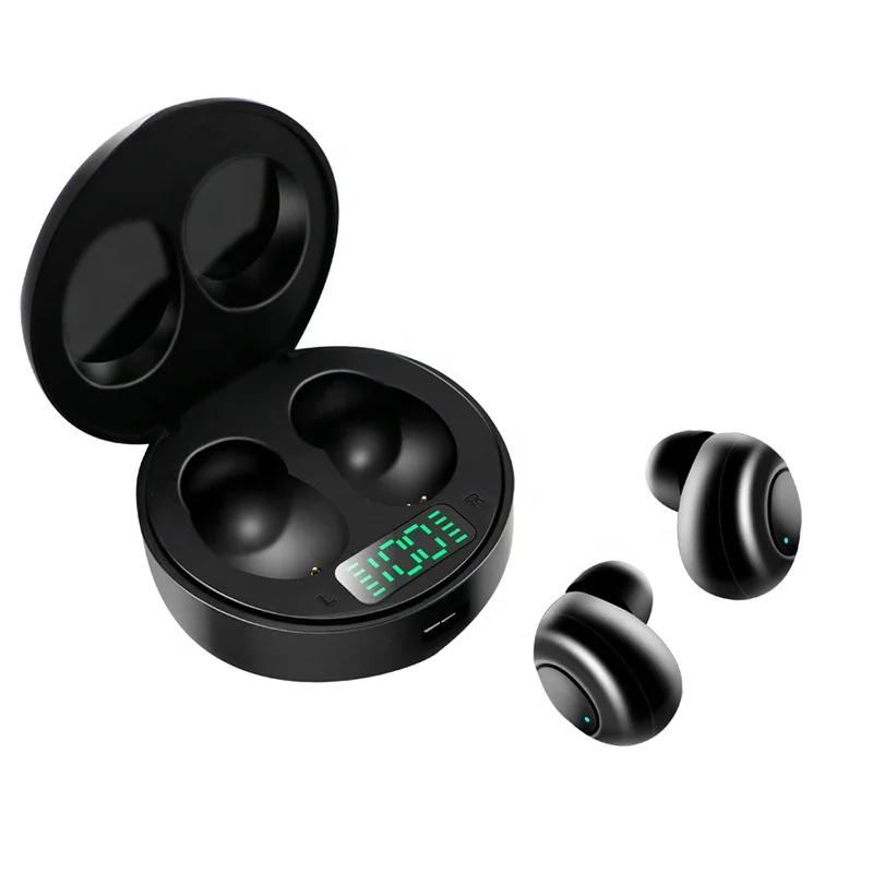 J1 наушники вкладыши TWS Bluetooth V5.0 Беспроводной светодиодный Мощность Дисплей мини