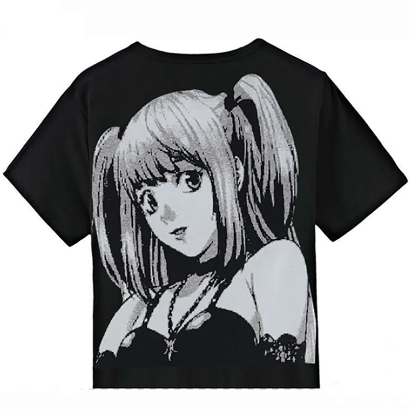 

Костюм для косплея аниме Death Note Misa Amane, свободный Готический свитер с длинным рукавом, Униформа, топ для диабло
