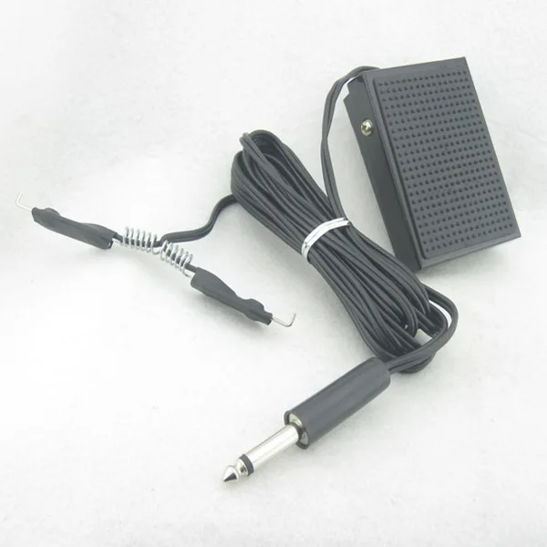 Один маленький квадратный переключатель ножной педали для татуировки и зажим