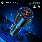 Автомобильное зарядное устройство USB Quick Charge 3,0 мобильный телефон зарядное устройство 2 USB QC3.0 быстрое автомобильное зарядное устройство для iPhone Samsung Tablet автомобильное зарядное устройство