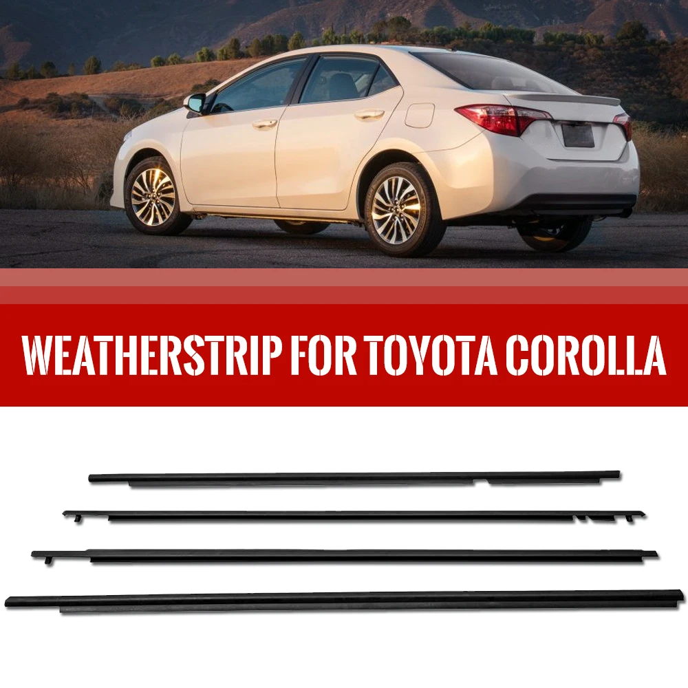 

4 шт., автомобильная уплотнительная лента для Toyota Corolla 2009 2010 2011 2012
