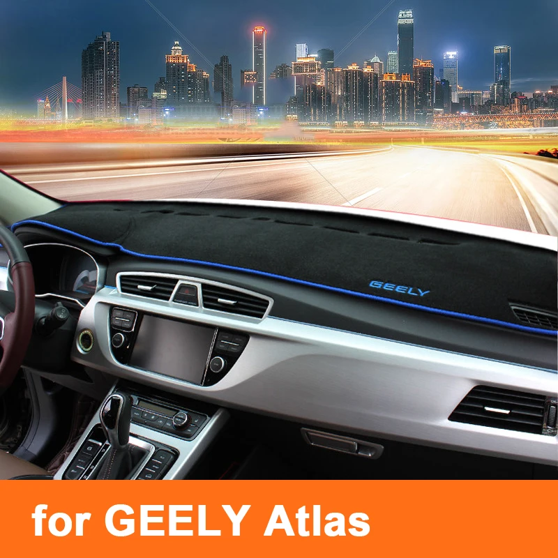 Для GEELY Atlas Boyue Emgrand NL-3 Proton X70 крышка приборной панели автомобиля тире коврик солнцезащитный тент доска-планшет ковер LHD