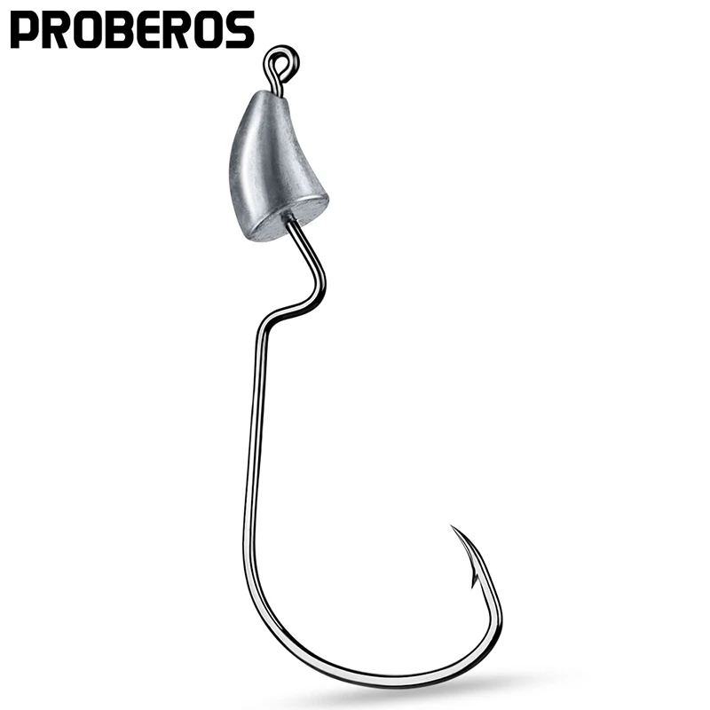 

Рыболовные крючки PROBEROS, 500 шт./лот, 1,75 г, 2,5 г, 3,5 г