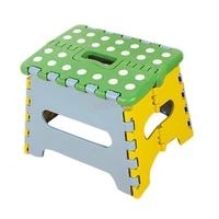 1pcs folding step stool portable chair seat for home bathroom kitchen garden camping kids handle portable small bench
