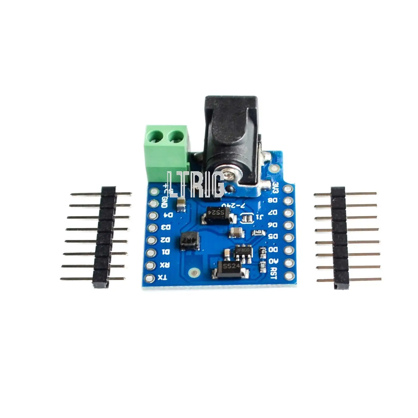 

LTRIG custom DC Power Shield V1.1.0 for wemos D1 mini development board DC power supply screen module