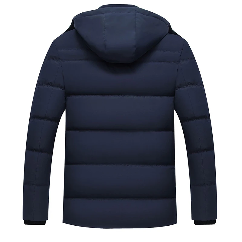 Куртка Мужская Утепленная на флисе хлопковое пальто модная куртка с хлопковой