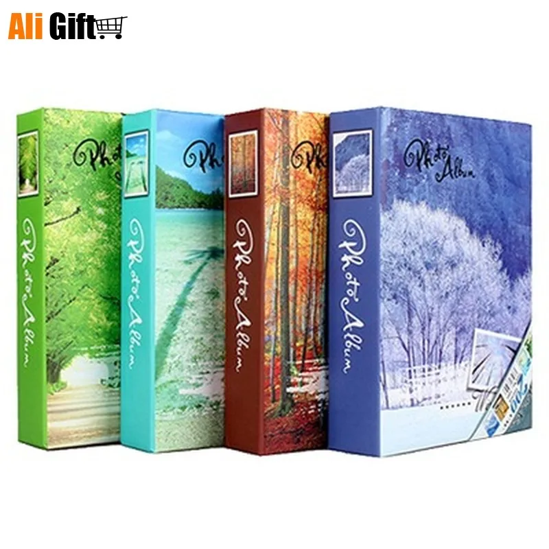 Модный фотоальбом 200 листов с изображением четырех сезонов альбом для