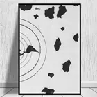 Плоская карта земли: буддийская карта мира шингон, холст с принтом 9-го века