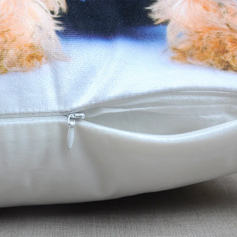 

Hot Sale Digital Printing Animal Cushion Cover suede Pillow Case Office Automobile Cushion Cover Set Sofa Pillow Case