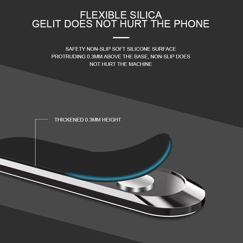 Мини магнитный автомобильный держатель для телефона металлическая пластина