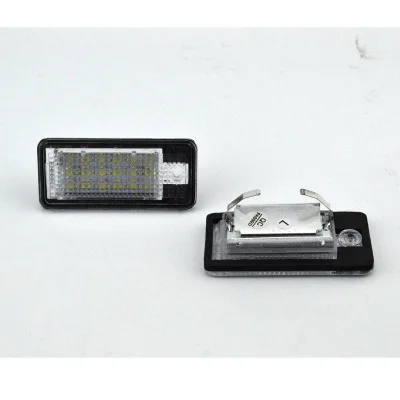 20pcs Car Light For Audi A3/A4/A6/A8/Q7/RS4/RS6 LED License Plate Lamp White Color Auto Accessories Size 70x33x18mm | Автомобили и