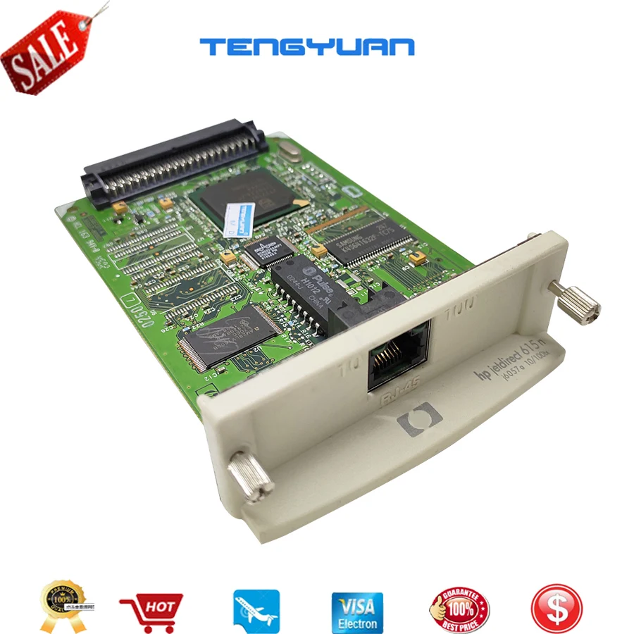 JetDirect для hp 615N J6057A 10/100tx Ethernet внутренняя печать сервер сетевая карта для hp 500 510 принтер и DesignJet плоттер