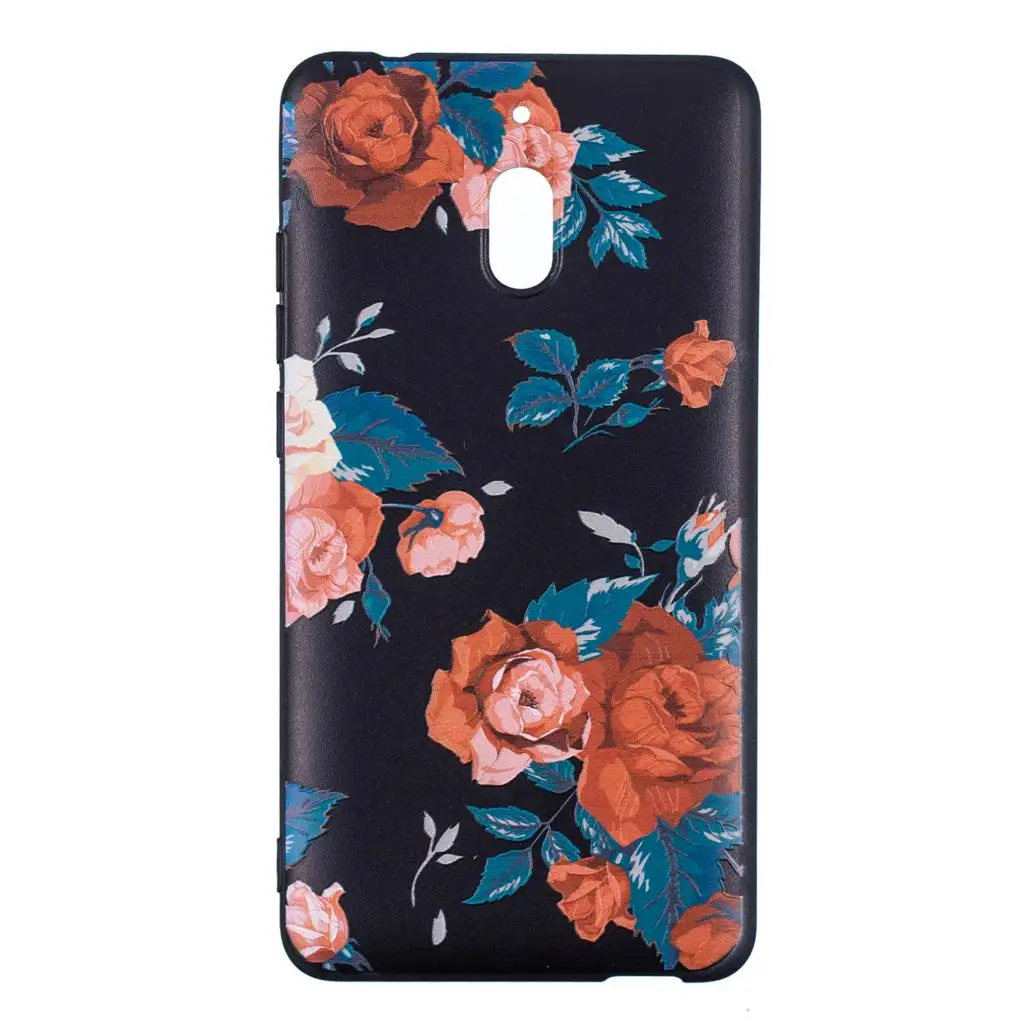 Soft TPU Silicone Case Fundas For Nokia 2.1 Mobile Phone Shells Cover Coque Nokia2.1 Cute Flowers Back Protective Cases Capa |