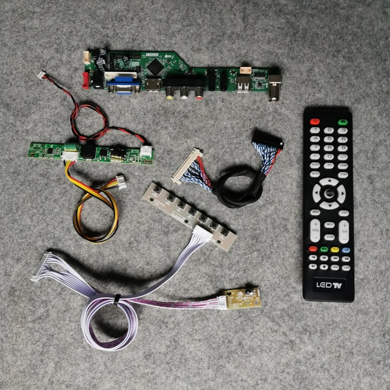 

VGA AV 60 Гц WLDE Fit LM238WF1/LM238WF2/LM238WF4/LM238WF5/LM250WF2 1920*1080 30-контактный ЖК матричный монитор, комплект платы привода LVDS
