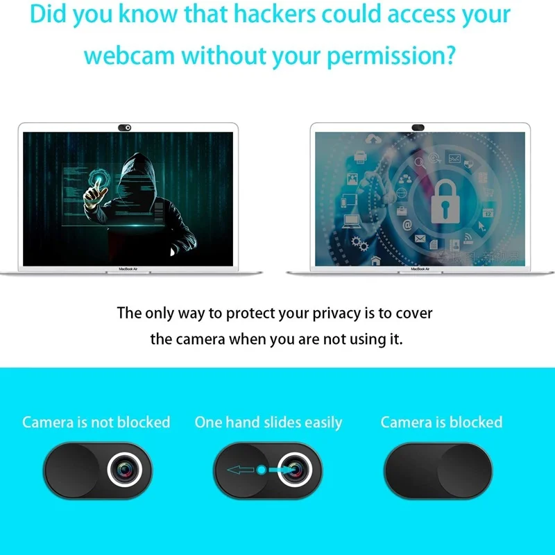 Обновленная крышка затвора веб-камеры из сплава магнитный слайдер универсальная