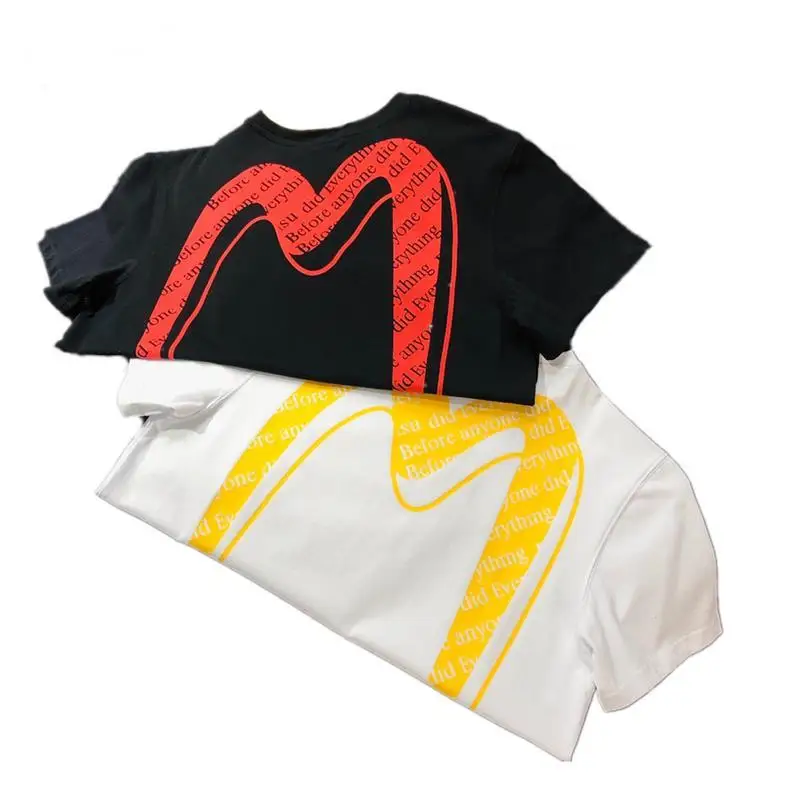 

T-shirt 2021 summer new letter comfortable fashion printing casual cotton short sleeve men's and women's fashion brand