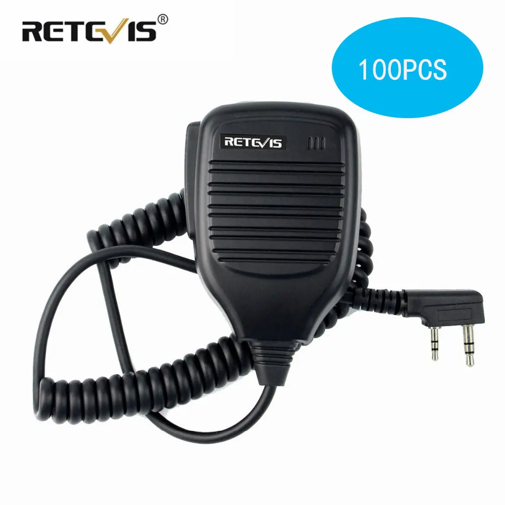 100 шт. портативная рация для Kenwood Retevis RT21 RT22 H777 RT81 Baofeng UV5R 888S|Запчасти и аксессуары