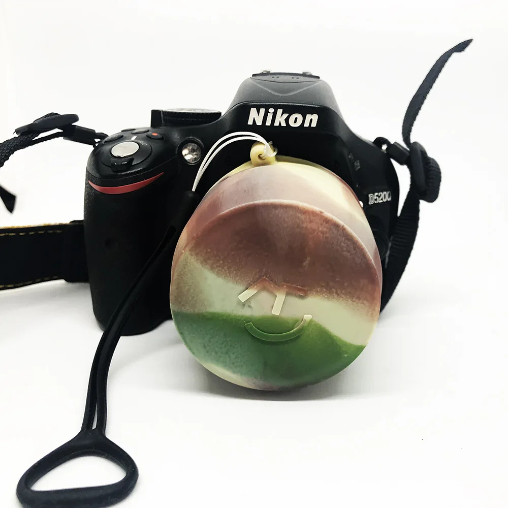 Универсальная гибкая силиконовая крышка объектива для Canon/Nikon/Pen/sony Водонепроницаемая Пылезащитная Экологичная DSLR камера от 49 до 72 крышка объектива