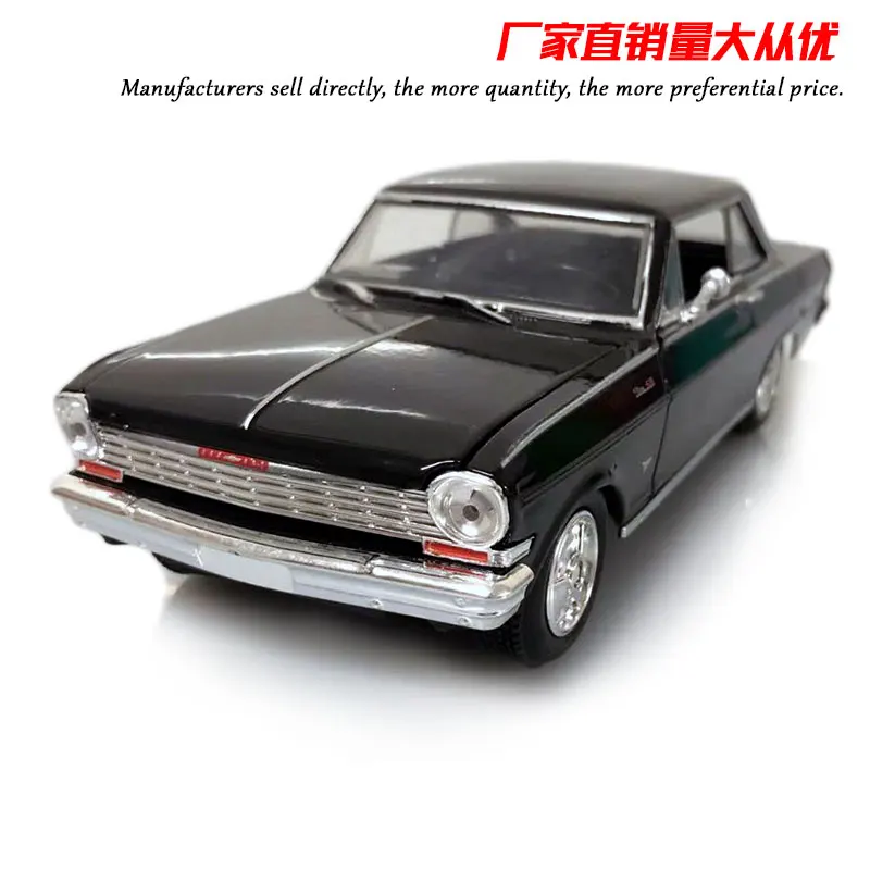 

NEWRAY масштаб 1/24 США модель автомобиля Chevy Nova SS 1964 литый под давлением металлический автомобиль модель игрушка для коллекции, подарок для детей