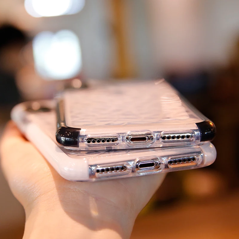 Плотный двухслойный Прозрачный чехол для Samsung S10 S9 S8 Plus S10e Note 9 мягкий из ТПУ iphone XS