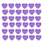 100 шт. резиновые контактный спиной в форме сердца застежка для Броши Булавки базовые аксессуары сделай сам