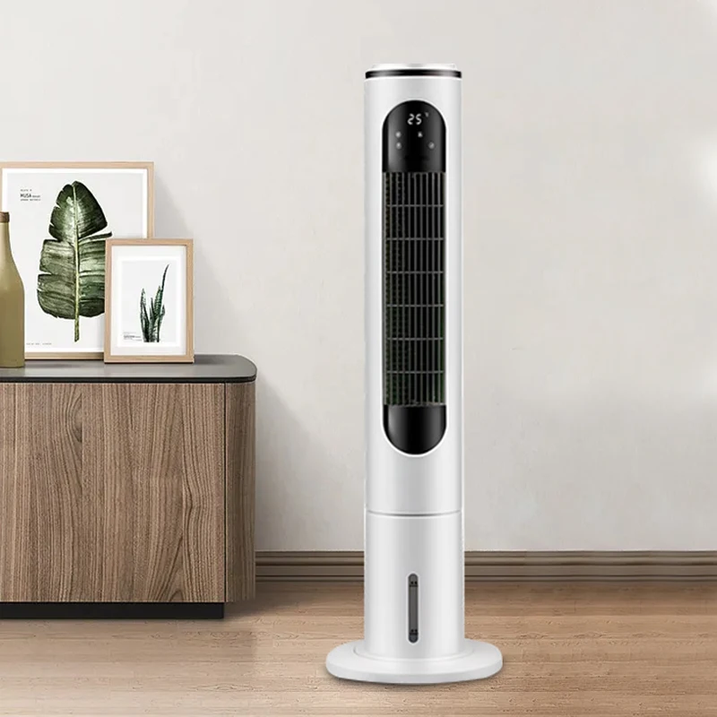 Adjustable Tower Fan Without Blades, Air Cooler for Home, Office, Black and White, Standing  Cooling Fan For Home