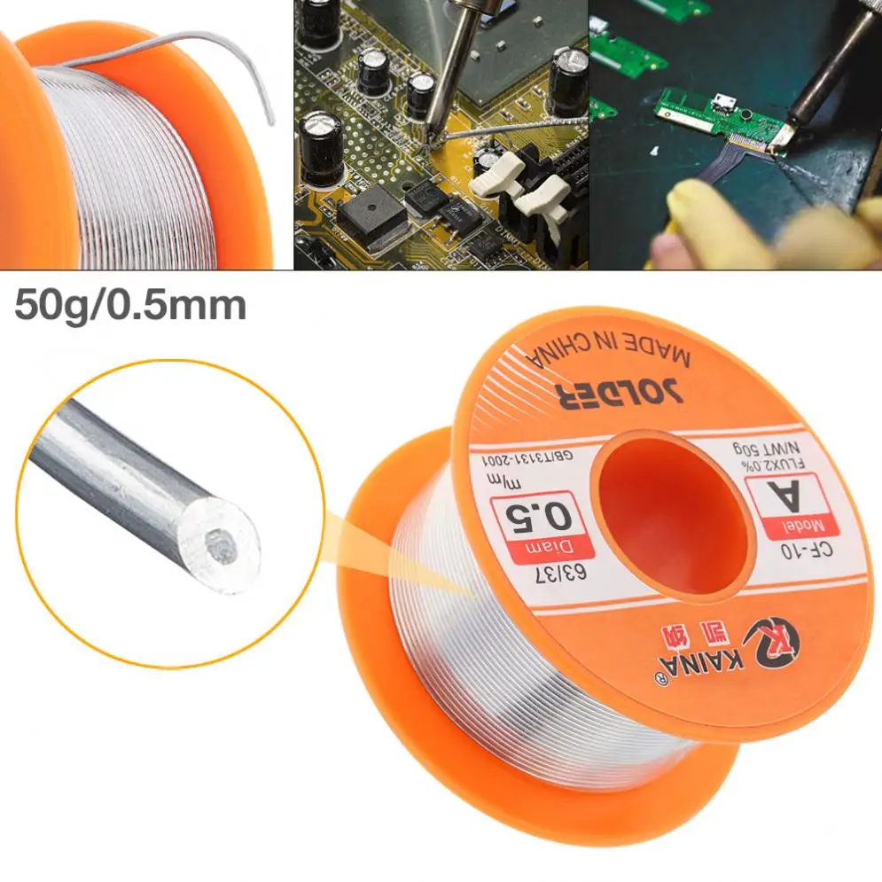 

Сварочные провода КАINA 63/37 0,5-1,5 мм 50г