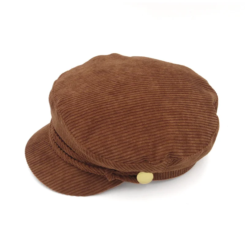 Женские однотонные кепки Newsboy винтажные удобные теплые Классические Кепки цвета