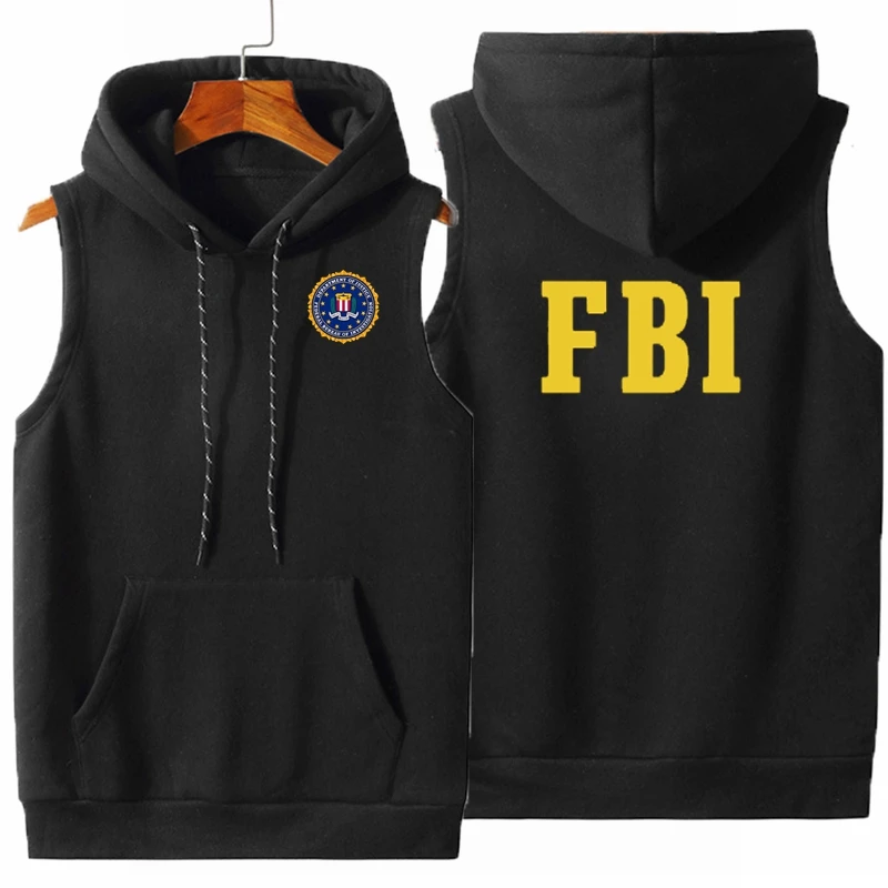 

Мужская толстовка без рукавов, с капюшоном, на бретелях