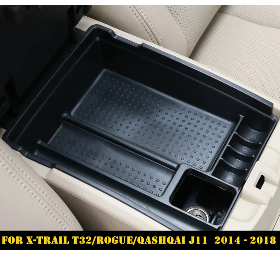 Пластиковый подлокотник для Nissan Qashqai J11 X Trail T32 Rogue 2014 2019 вторичная коробка