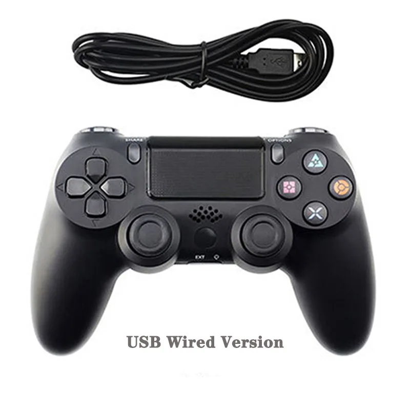 Wired version 2 WUIYBN геймпад PS4 контроллер Bluetooth беспроводной/USB проводной джойстик для SONY Playstation 4 игровой автомат консоль ПК паровой - Цвет: Wired version 2