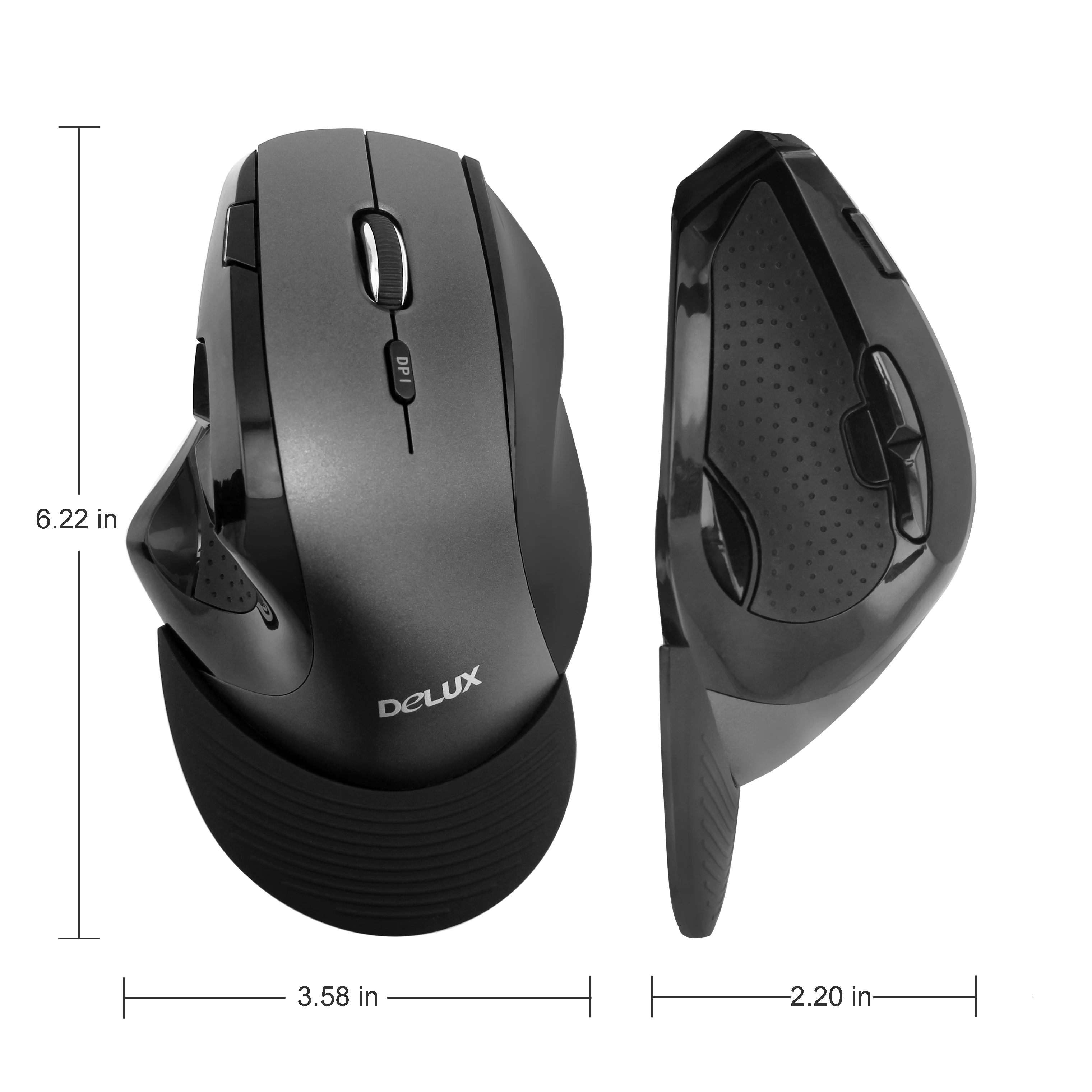 Wireless Vertical Mouse New 9D Ergonomic Design Office Gaming Mause USB 2400DPI Optical PC Mice Wrist Healthy For Laptop Desktop |