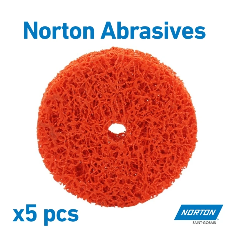 

100 mm Abrasive Wheel Disc Paint Rust Remover Cleaning / Norton (5 pieces)