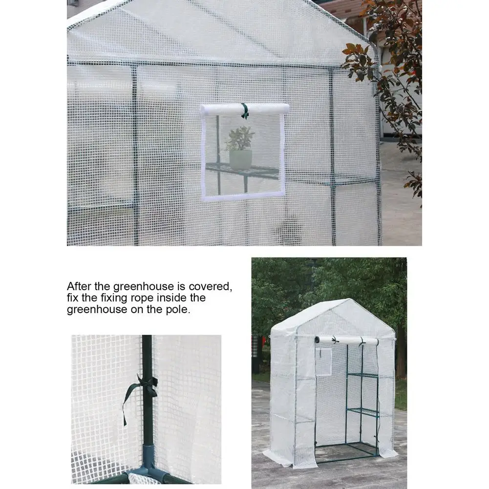 

High-quality Garden Plant Tent 3-layer Rainproof Anti-freeze Walk-in Greenhouse Plant Flower House Succulent Flower House Stands