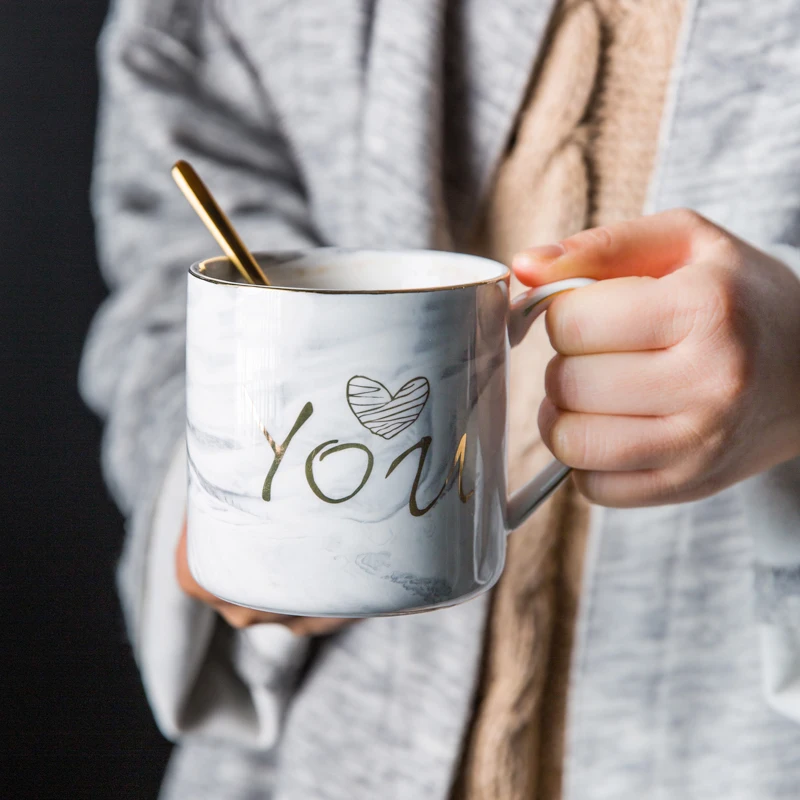 Мультяшная креативная кофейная кружка керамический маленький набор роскошная