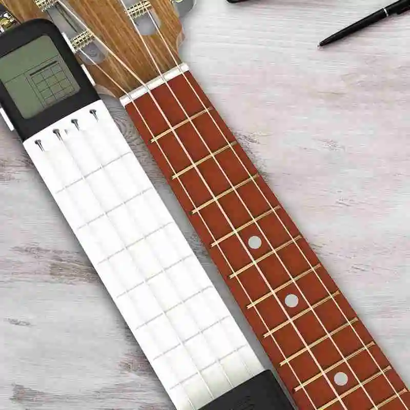 Портативный укулеле аккорд помощь при тренировке Карманный Маленький Гитарный